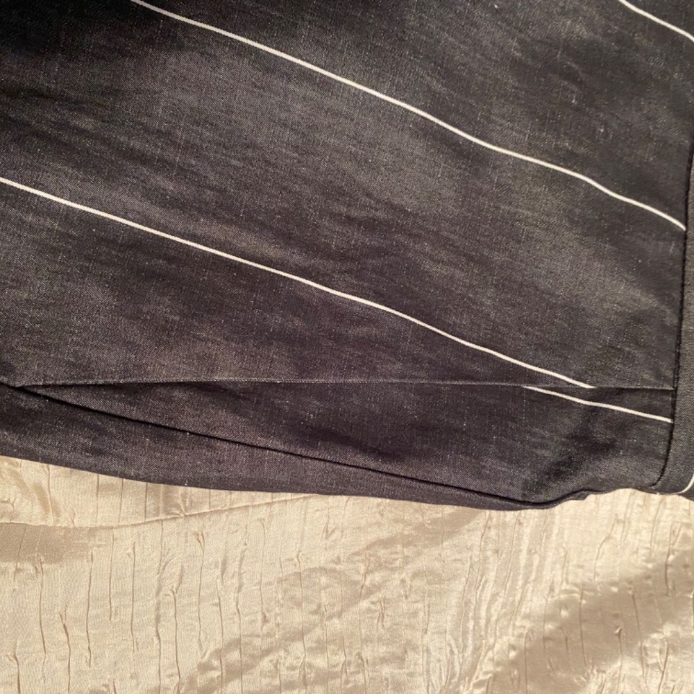 Piazza Sempione NWT Cotton Linen Pinstripe Pants, Size 46 US 10 - Picture 5 of 5